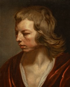 Study of a young boy, bust-length