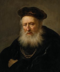 Head of a bearded man