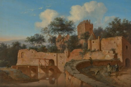 Jan Van Der Heyden, A capriccio view of Arnhem