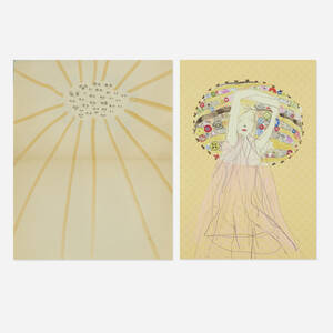 Thirty-Three Sets of Eyes and Pink Dress (two works)