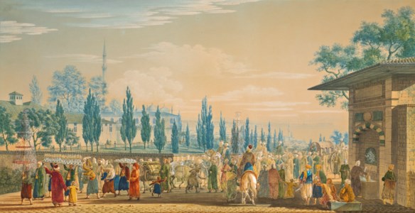 Procession en l’honneur d’un mariage turc