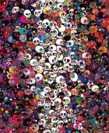 Takashi Murakami, Fate’s Hushed Approach, My Hushed Laughter