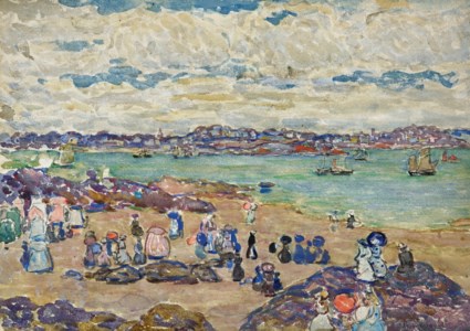 Figures on the Beach