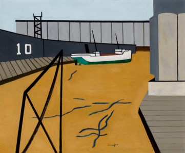 Boat and Grain Elevator