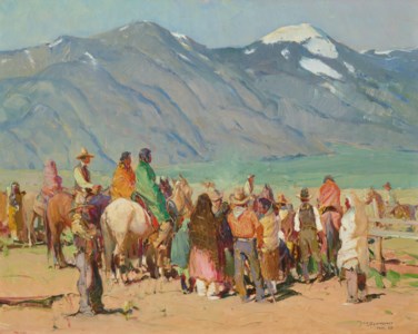 Round Up, Taos (Indians at Taos)