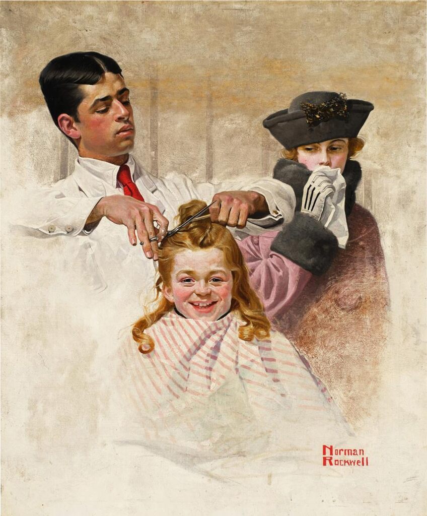 Boy at Barber