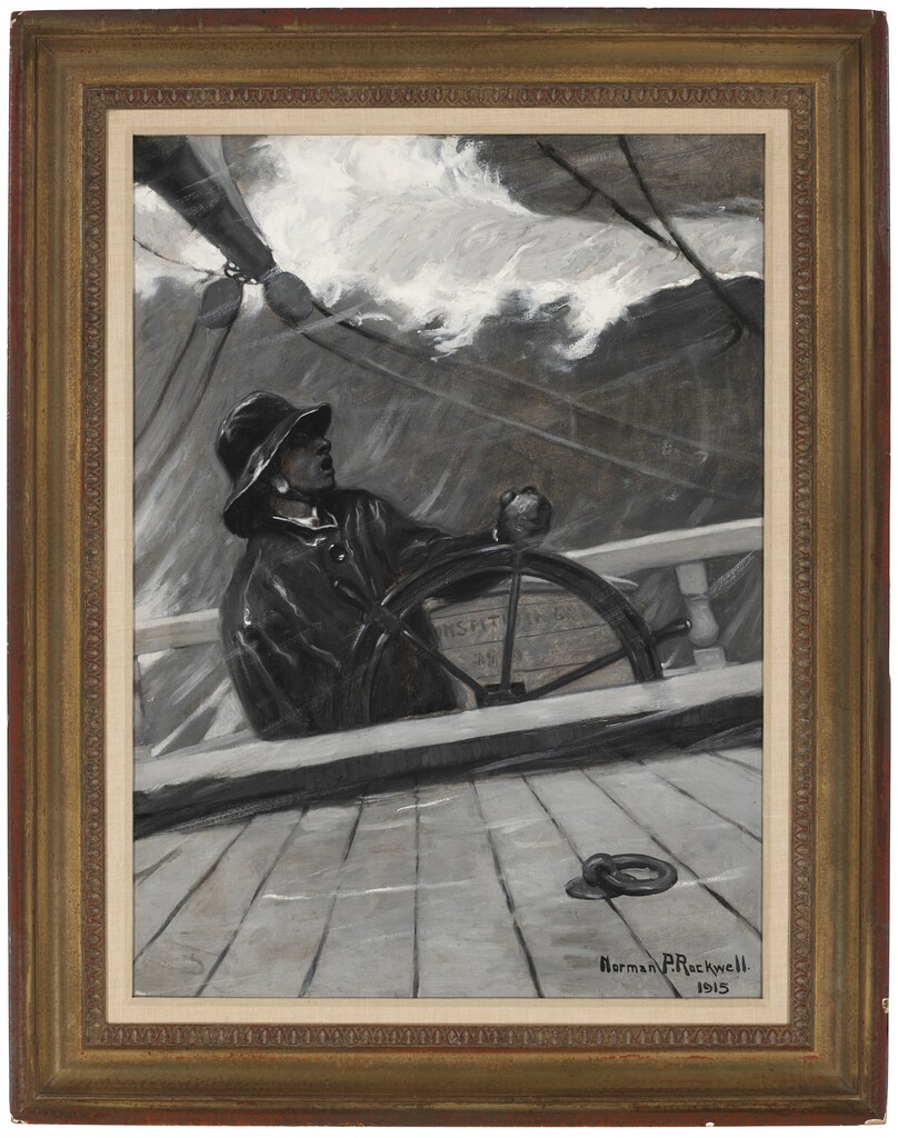 "The Tempest tore loose its fury upon the ship..."