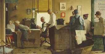 Norman Rockwell visits a Country Editor