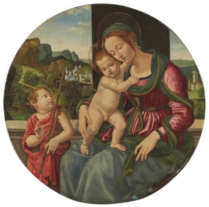 The Madonna and Child with the Infant Saint John the Baptist