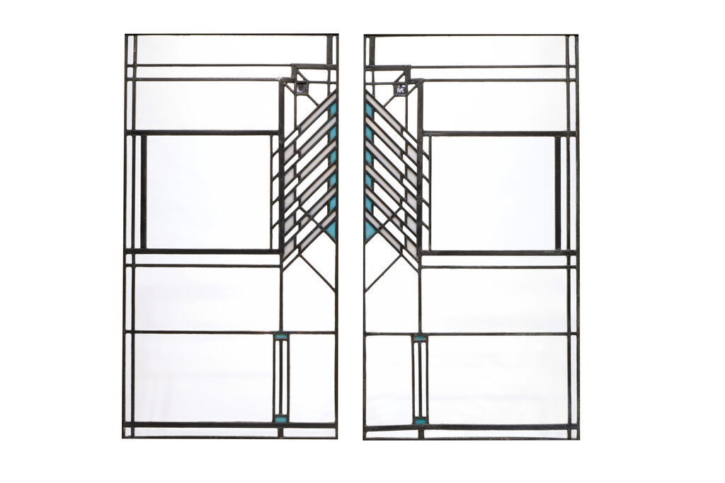 Pair of Windows from the Oscar Steffens House, Chicago, Illinois