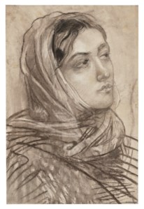 Portrait of a Woman in a Head Scarf
