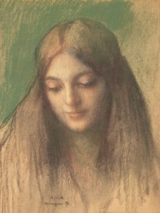 The Head of the Virgin: a s tudy for 'Consolatrix Afflictorum'