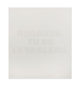 Regarde, tu es le tableau (Look, You Are the Painting)