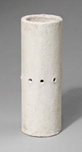 Untitled (White Column with 8 Holes)