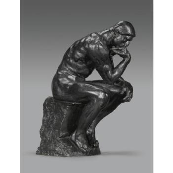 Le Penseur.  Taille De La Porte Dit "Moyen Modèle"