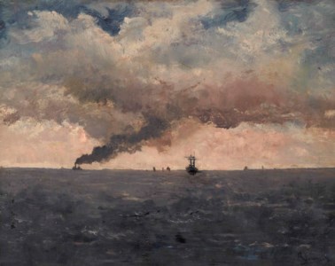 Steamboats at sea