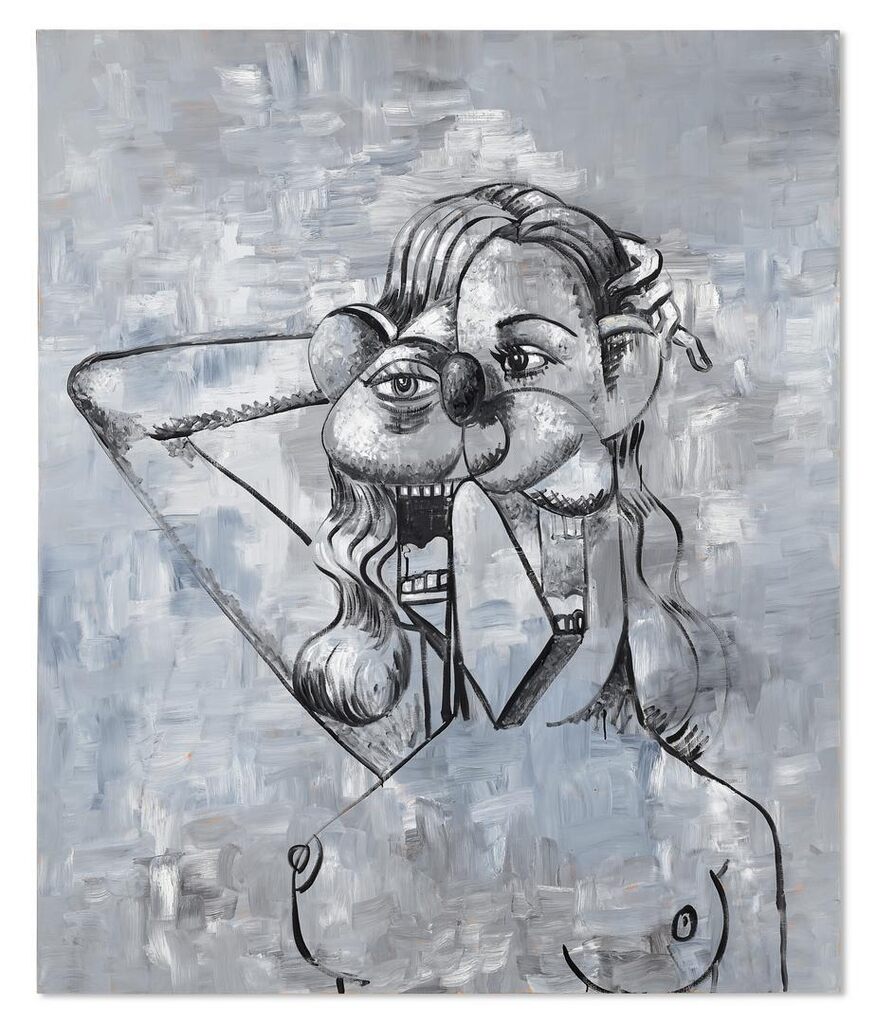 George Condo, Untitled (Painting Drawing 6)