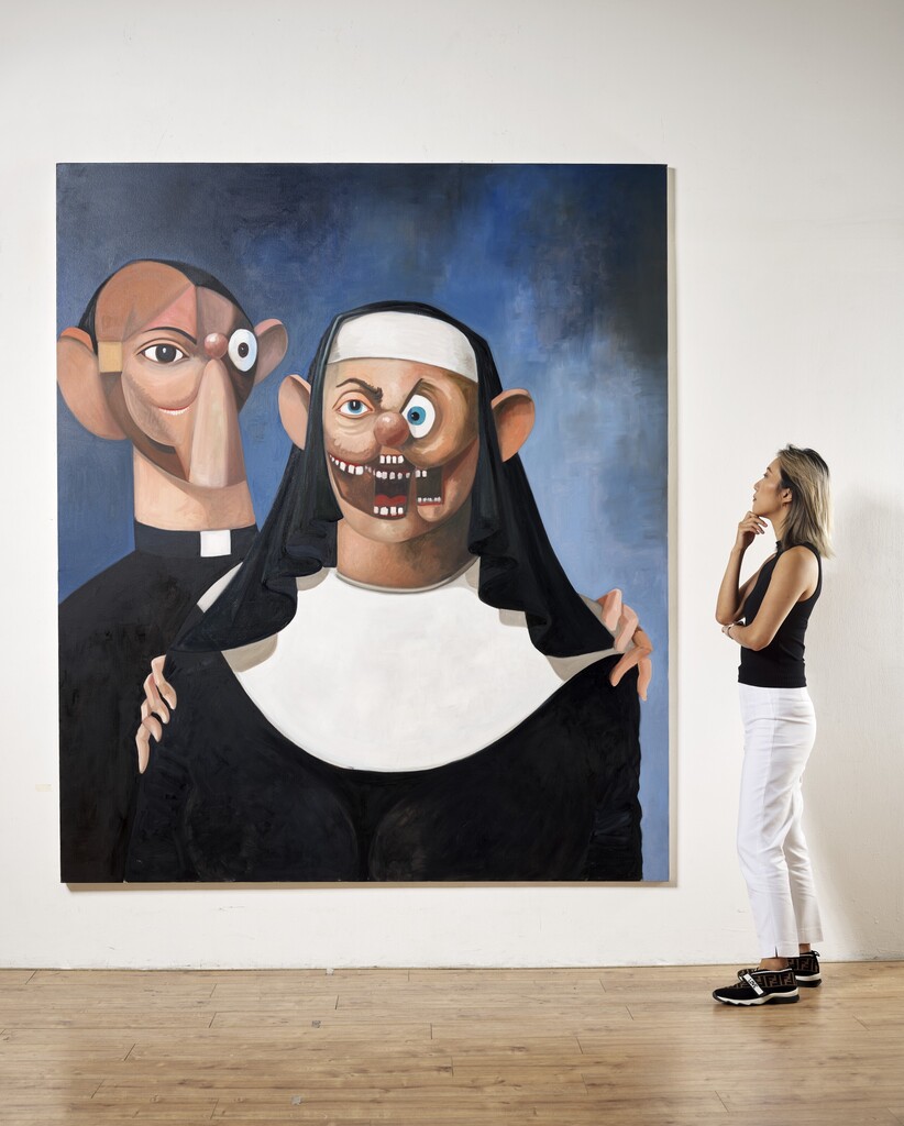 George Condo, Nun and Priest