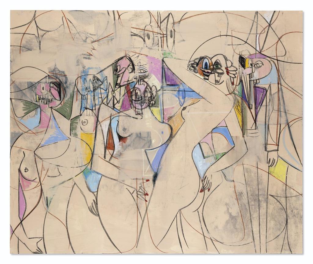 George Condo, Dancing Figures