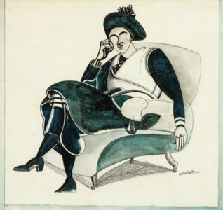 Iris Barry Seated