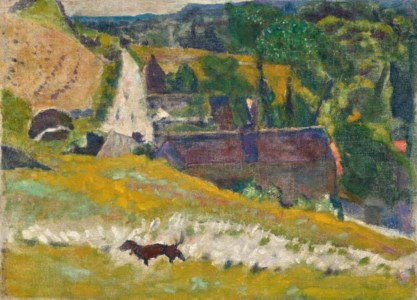 Paysage au basset
