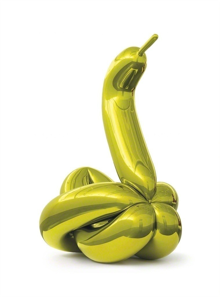 Jeff Koons, Balloon Swan (Yellow)