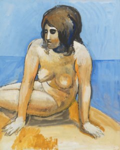 Nude on the beach