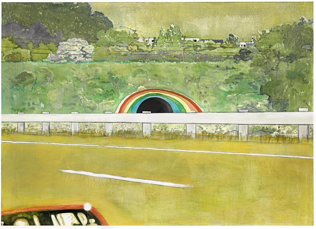 Peter Doig, Country-rock (wing-mirror)