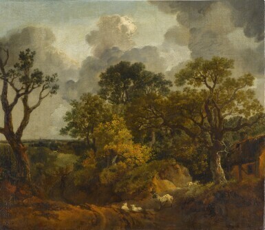 A wooded landscape in Suffolk