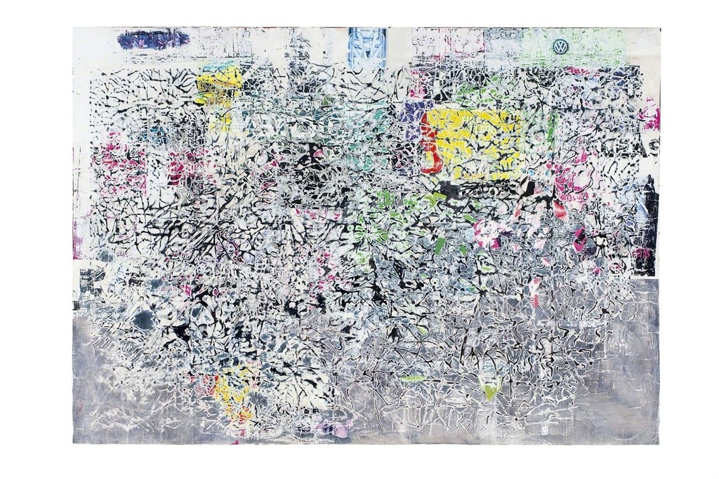 Mark Bradford, The World is Flat