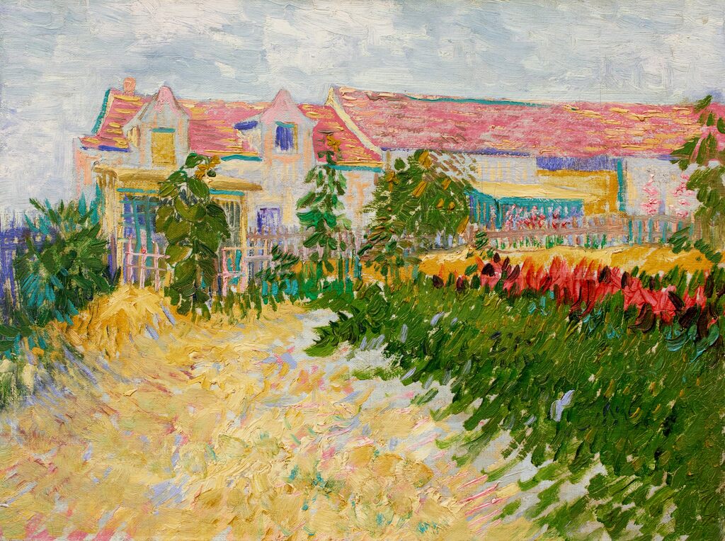 Van Gogh, Jardin devant le Mas Debray
