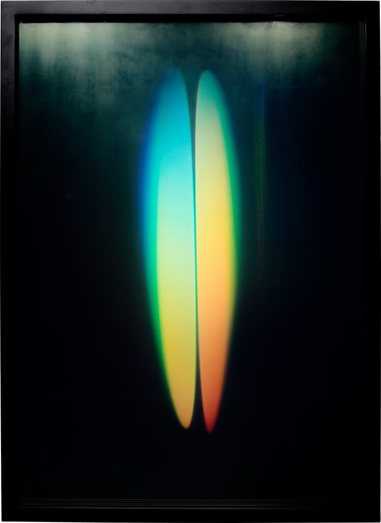 Double Ellipse Blue and Green