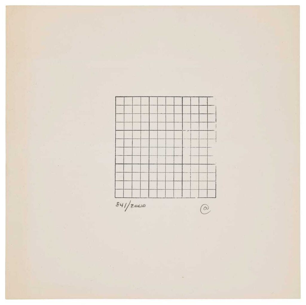 Untitled (Ticket for NYCLU Fundraiser at Castelli Gallery)