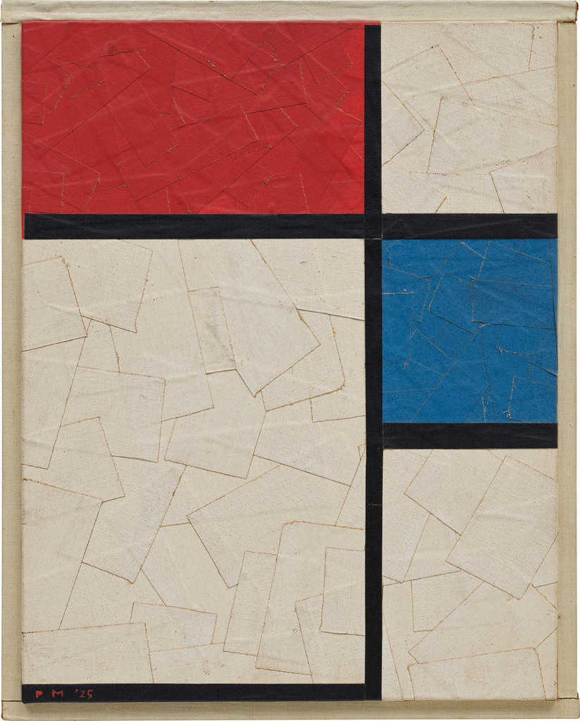 119 Composition no. 11: 1929 Composition with Blue and Red