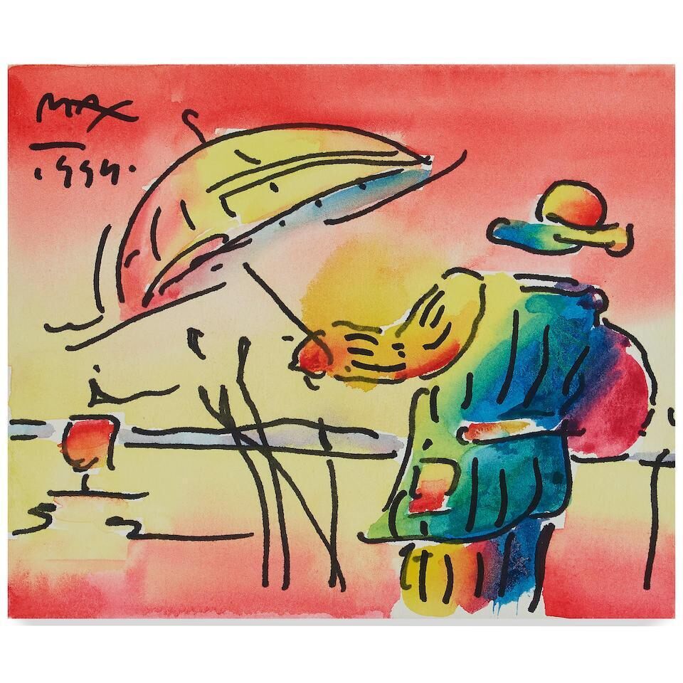 Umbrella with Figure