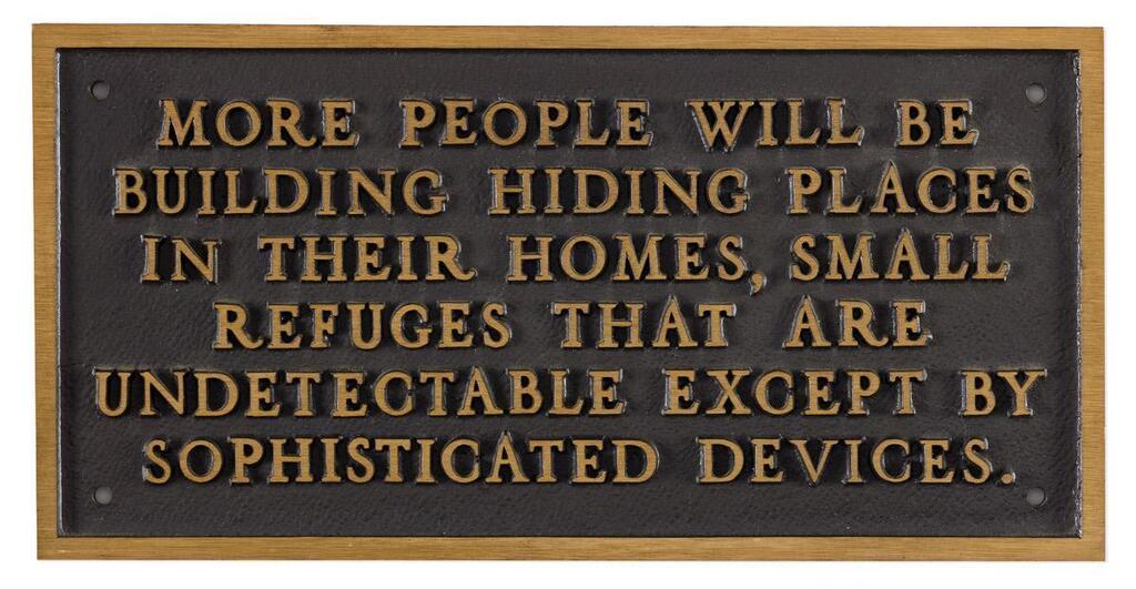 Living Series More People Will be Building Hiding Places in Their Homes