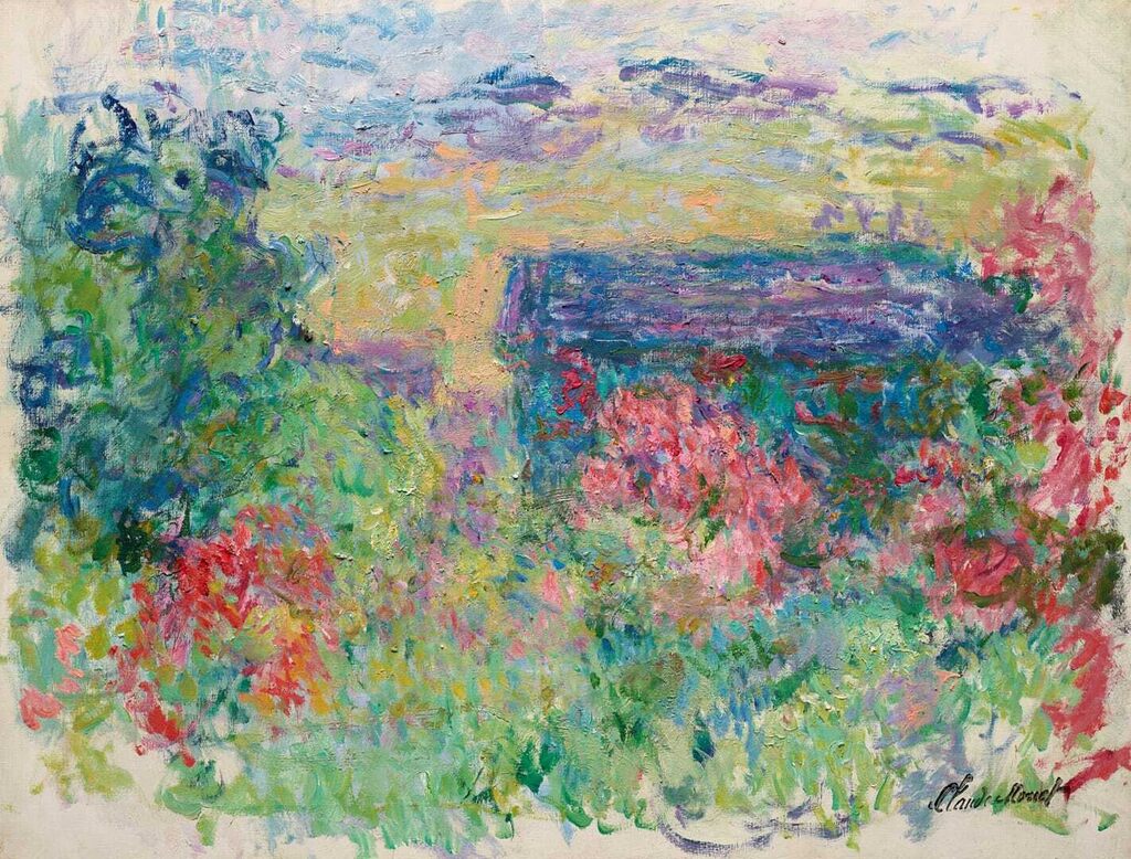 La maison à travers les roses