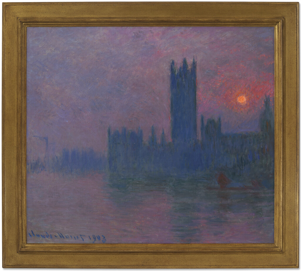 Le Parlement, soleil couchant