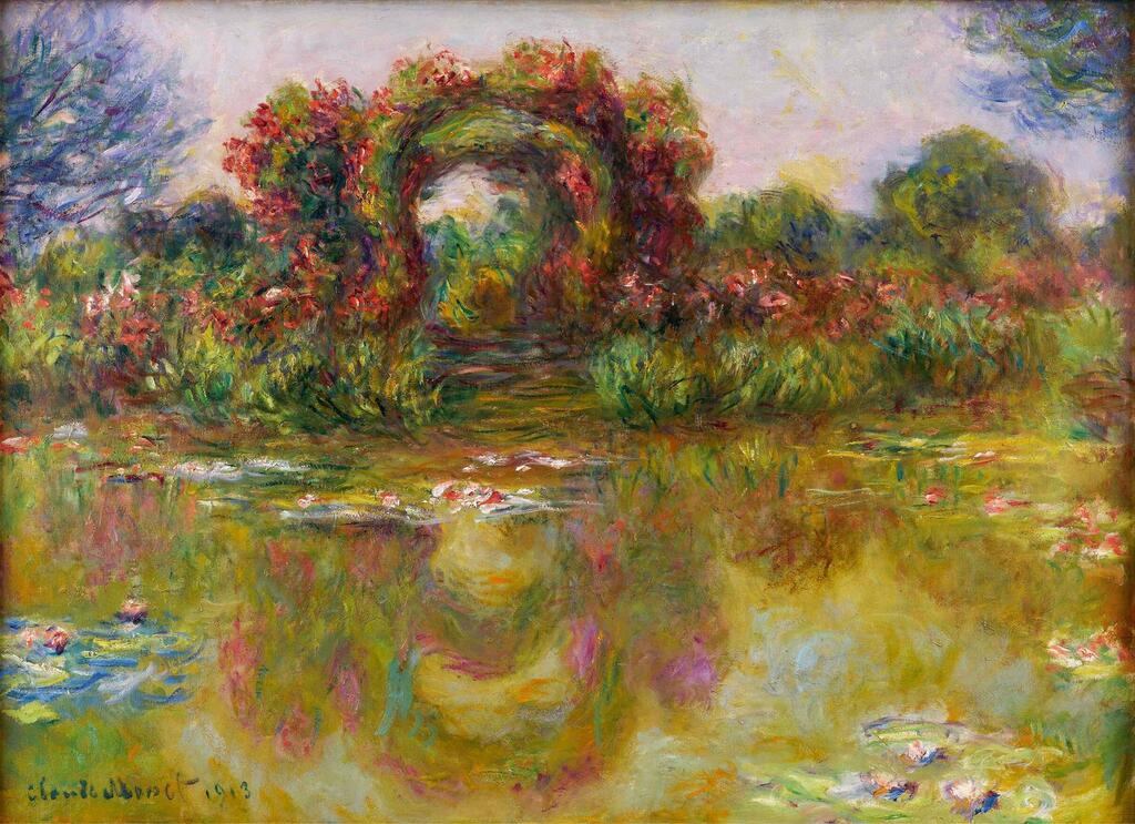 Claude Monet, Bassin Aux Nymphéas, Les Rosiers