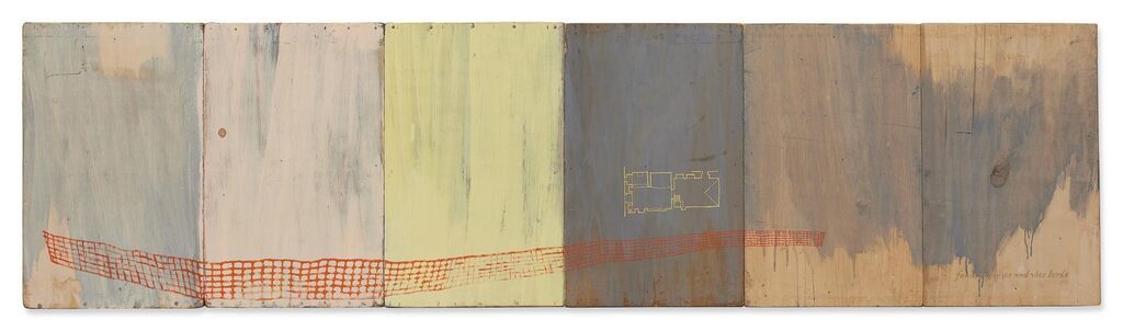 Floor Plan with Orange Barrier