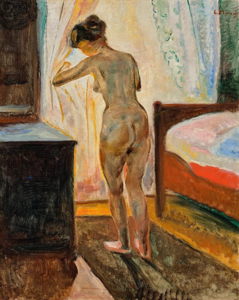 Morgen, Naken kvinne ved vinduet (Morning, Nude at the Window)