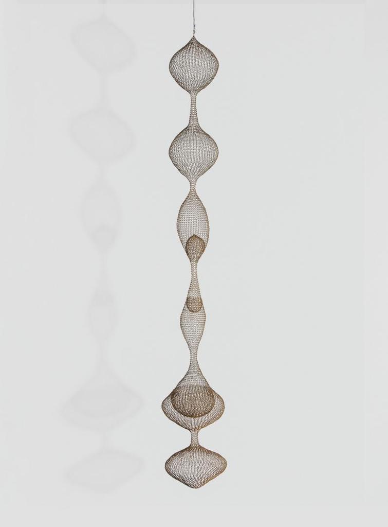 UNTITLED (S.267, HANGING SIX-LOBED, FOUR PART, DISCONTINUOUS SURFACE, WITH INTERIOR FORMS IN THE THIRD, FOURTH, AND FIFTH LOBES)