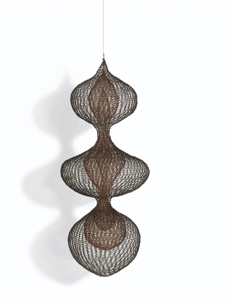 Untitled (S.387, Hanging Three Separate Layers of Three-Lobed Forms)