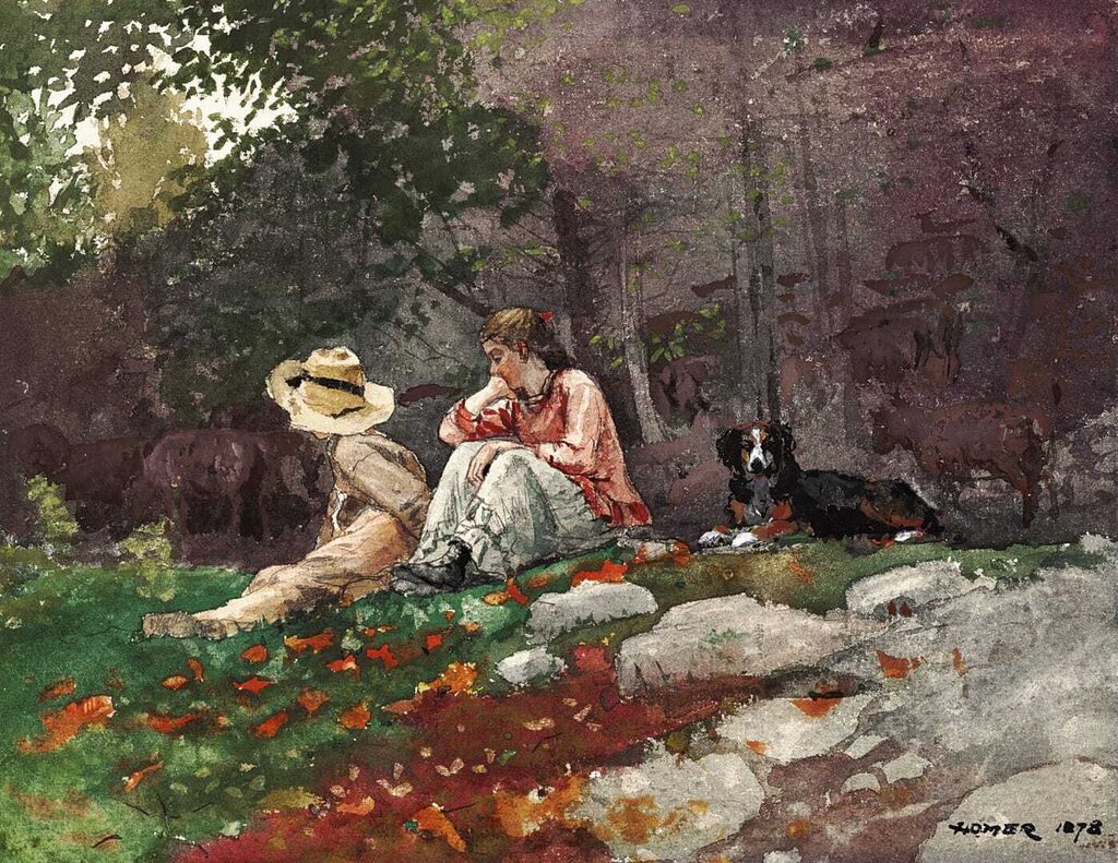 The Flock of Sheep, Houghton Farm