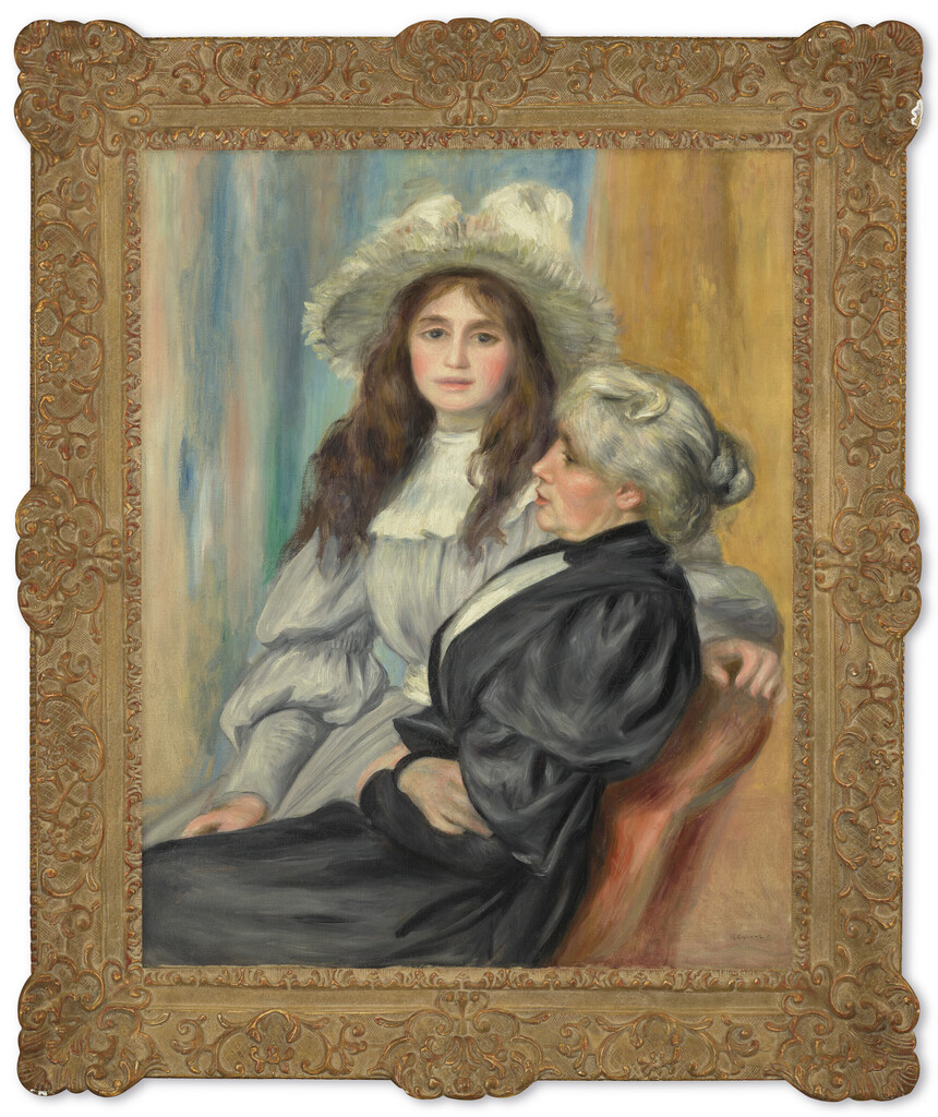 Berthe Morisot et sa fille, Julie Manet