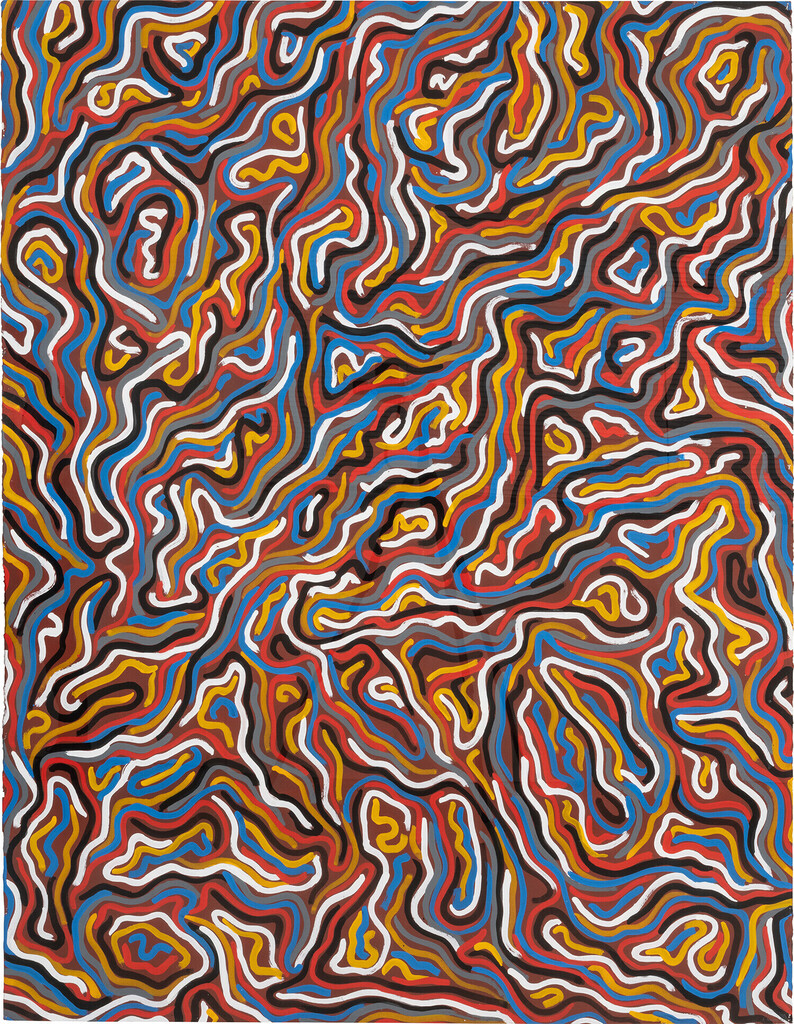 Squiggly brushstrokes