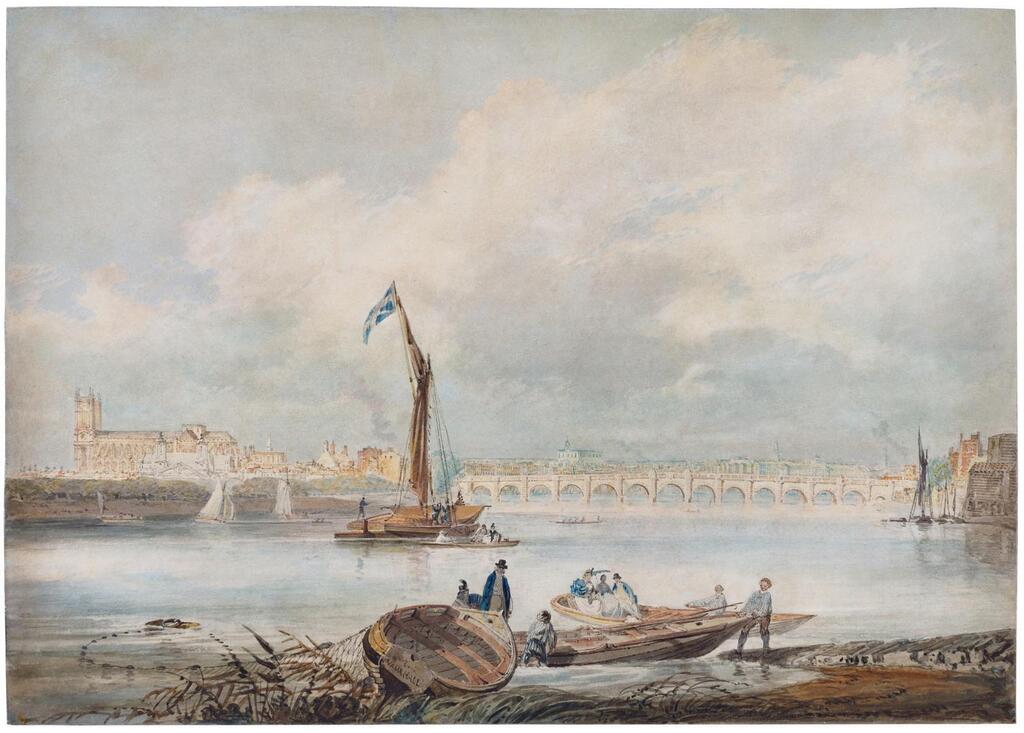 J. M. W. Turner, A view of London and the river Thames from Vauxhall with Westminster Bridge