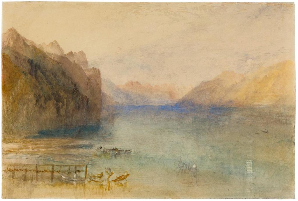 J. M. W. Turner, Lake Lucerne at Dusk