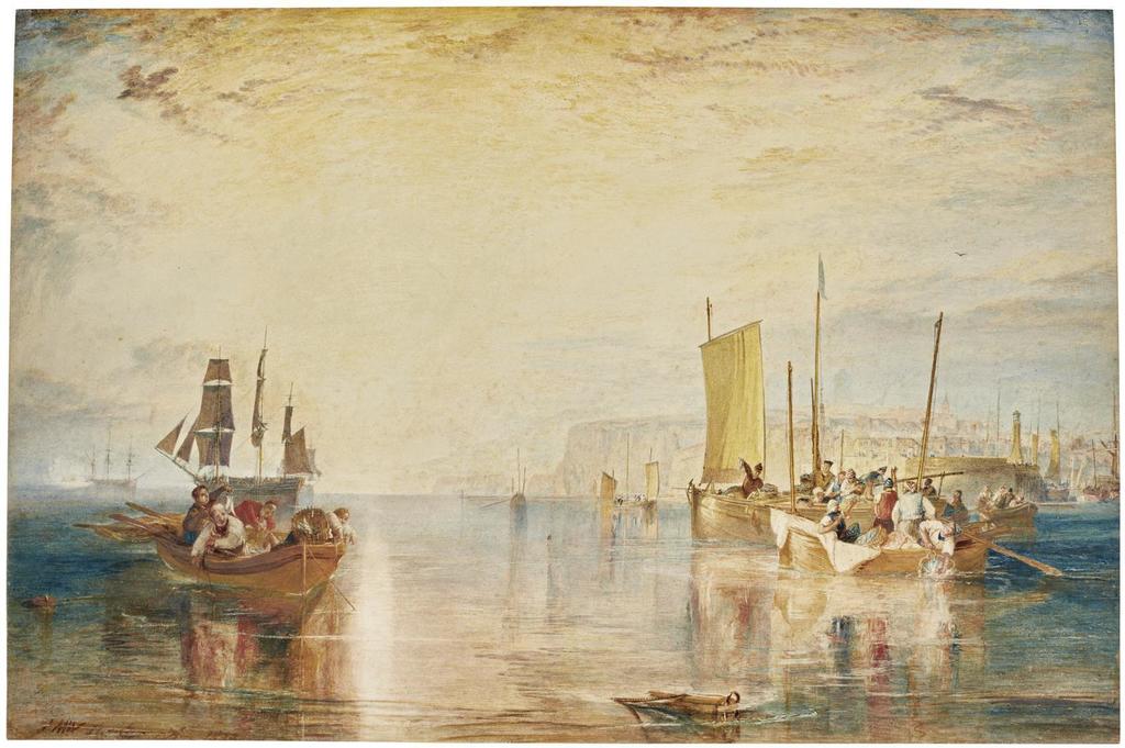 J. M. W. Turner, SUN-RISE. WHITING FISHING AT MARGATE
