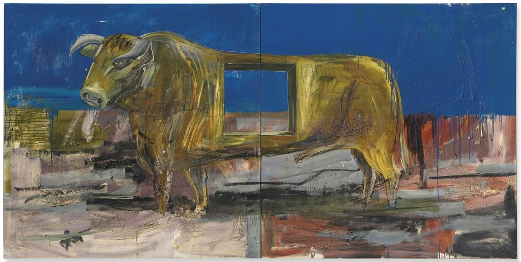 Stier mit loch (Bull with hole)